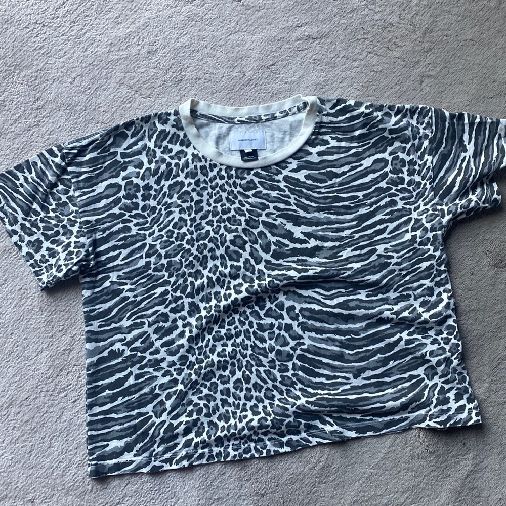 Current/Elliott warped leopard “ the roadie top” - Picture 2 of 10